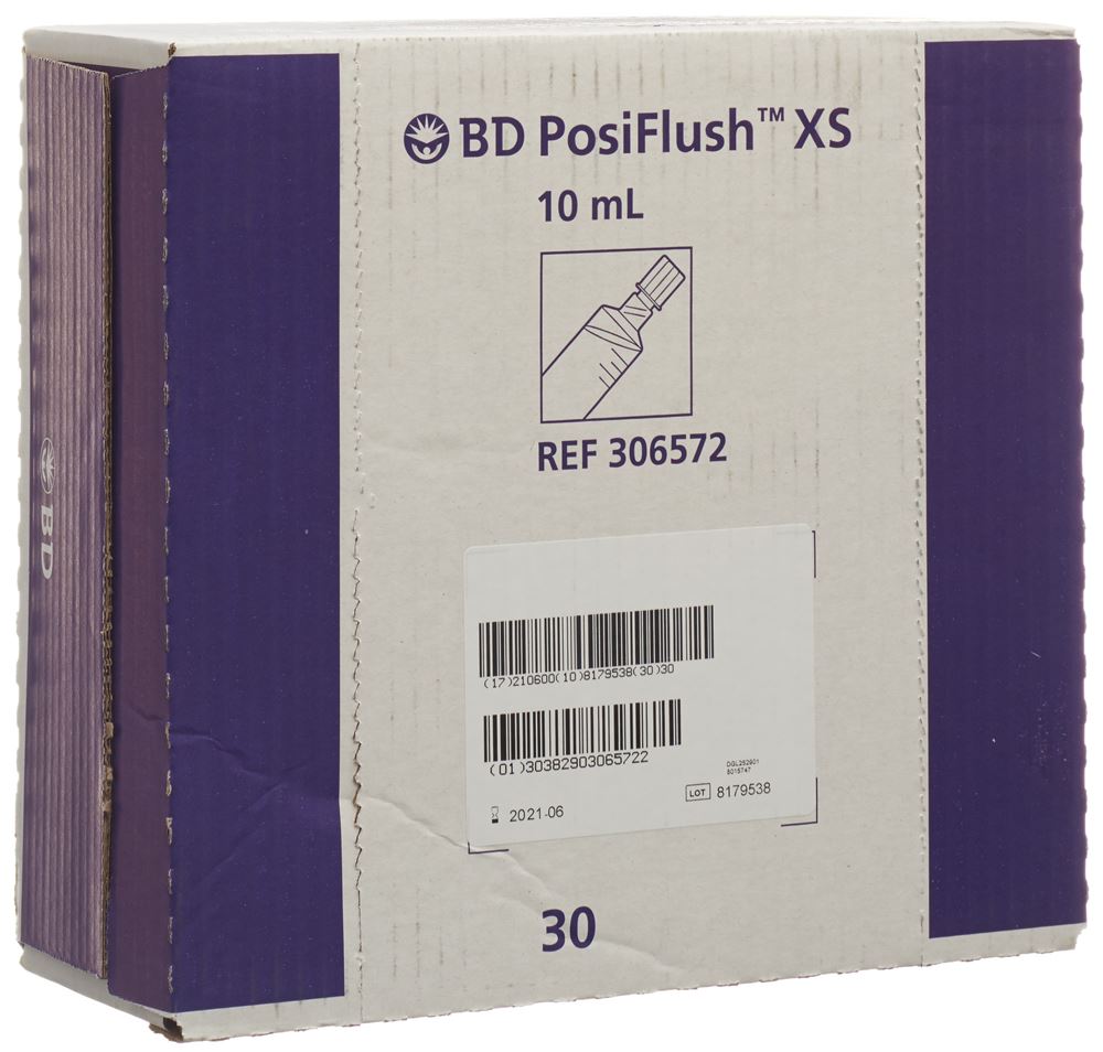BD Posiflush XS Système Rinçage 10ml | Solution NaCl