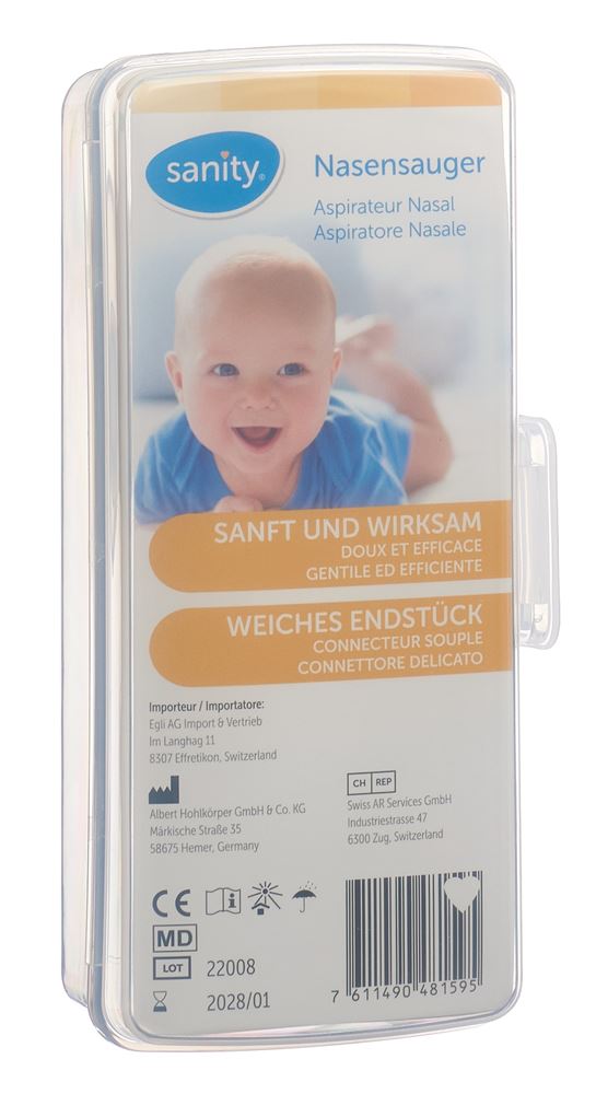 SANITY Aspirateur Nasal Bébé | Facile