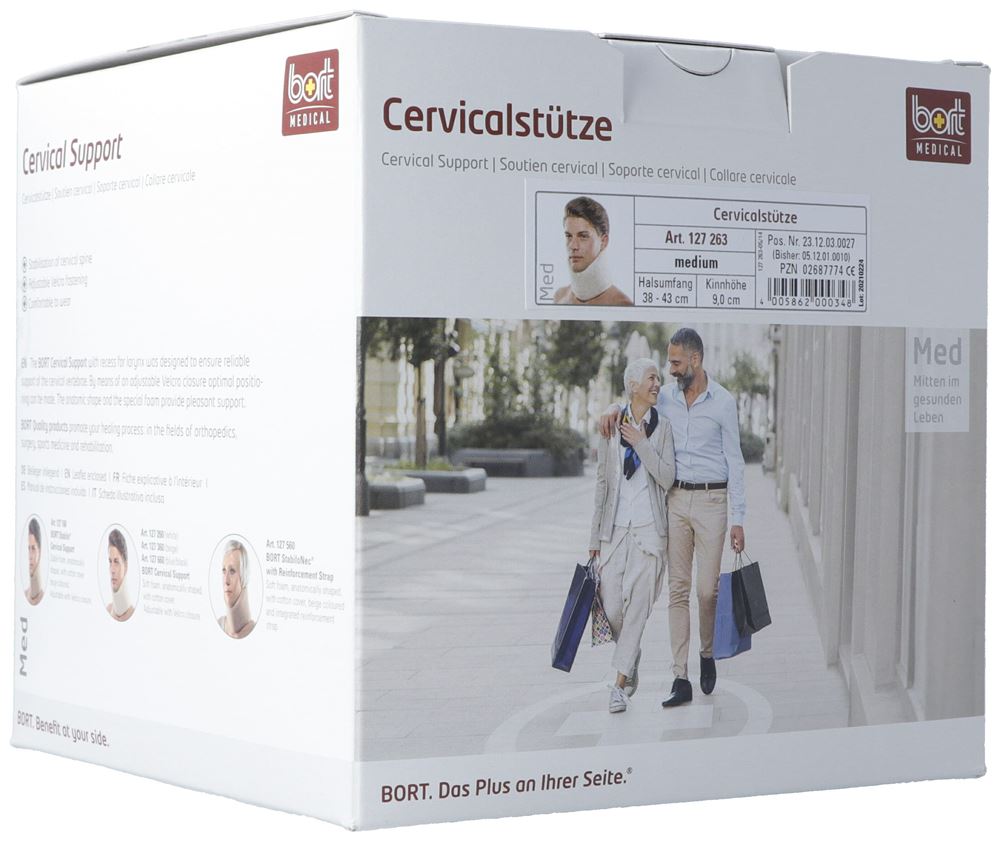 BORT Cervicalst¸tze 9cm M Blanc | Soutien Cervical