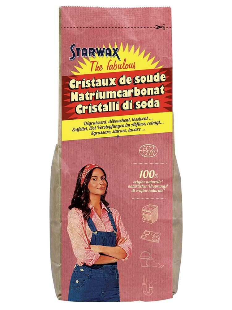 STARWAX Cristaux de Soude Poudre 1kg | Dégraissant Puissant