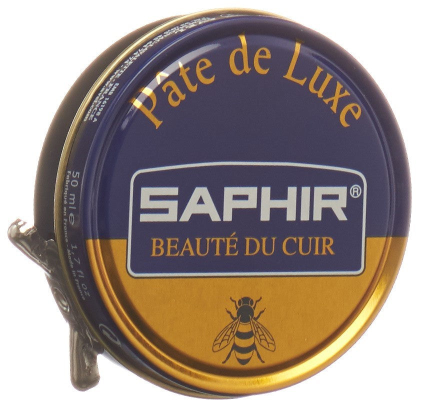 SAPHIR Cire Luxe Cuir Noir 50ml | Protection