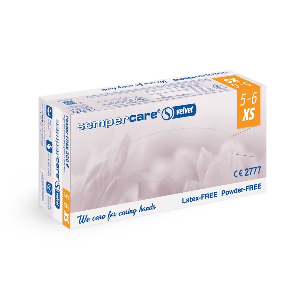 SEMPERCARE velvet XS Gants | 200 pièces