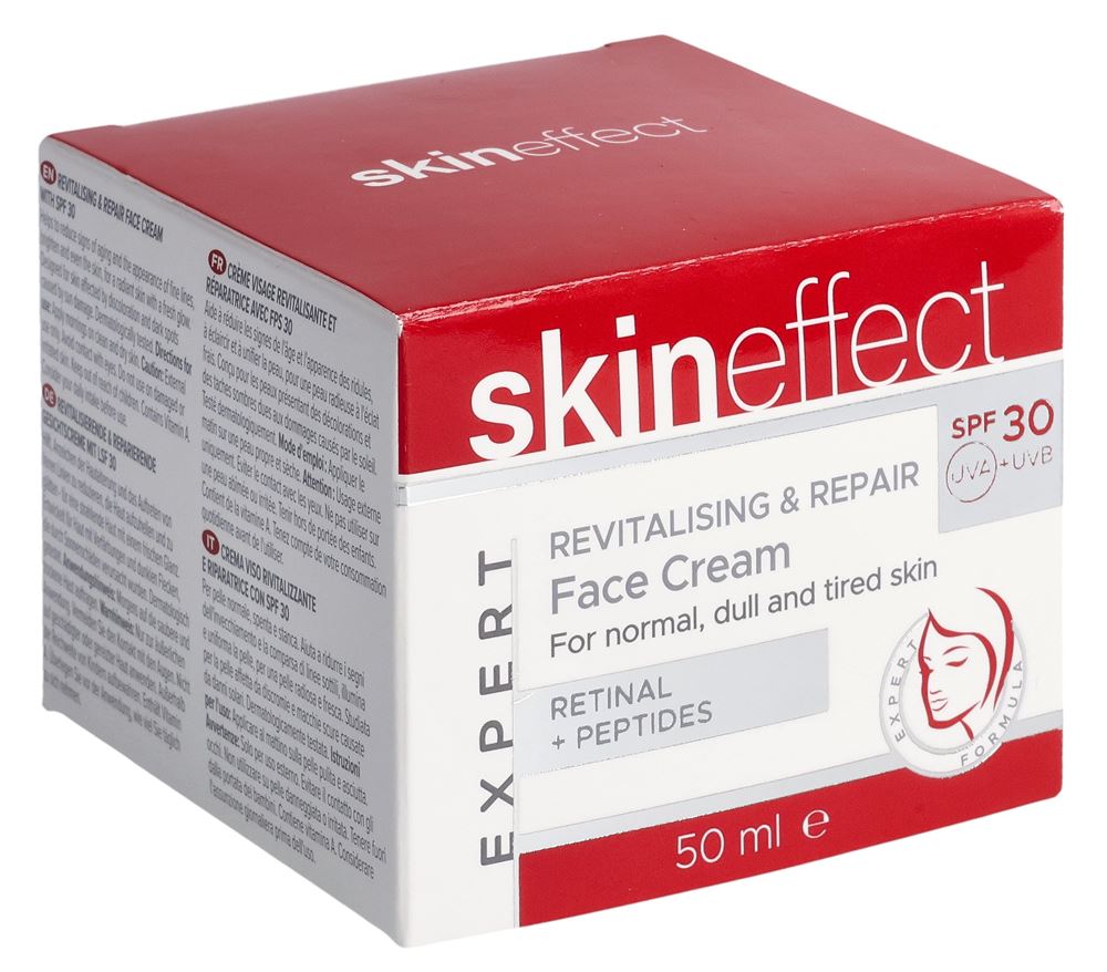 SKINEFFECT Crème Visage | Revitalisante Réparatrice 50ml