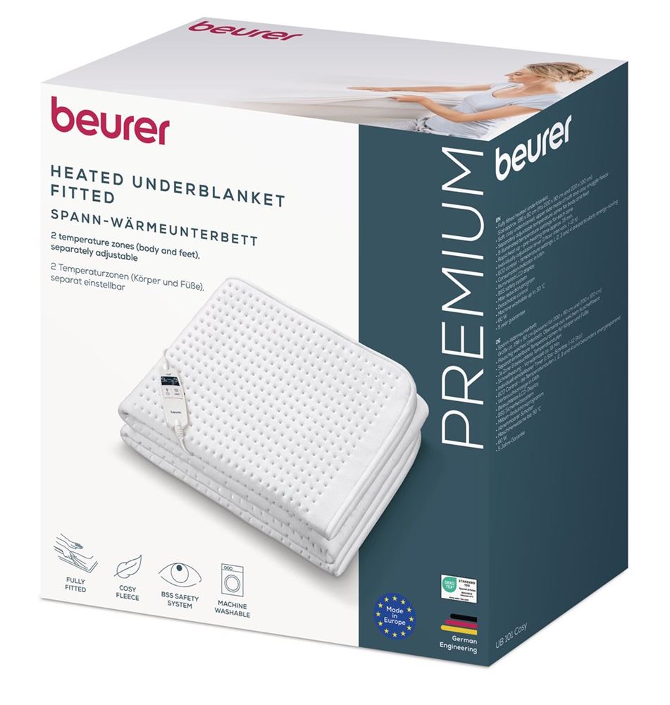 BEURER Couverture Chauffante UB 101 Cosy | Chaleur &amp; Douceur