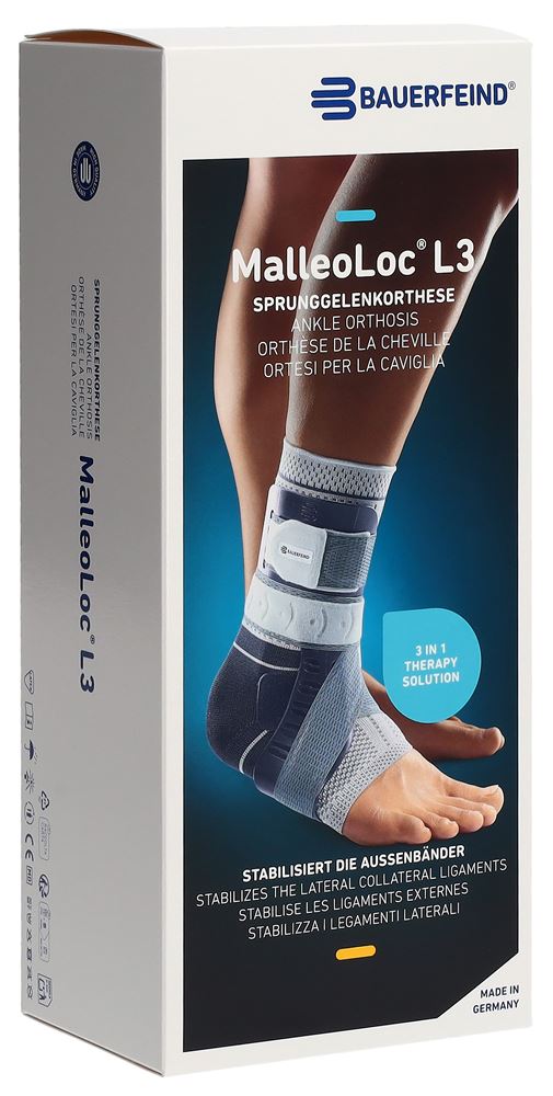 BAUERFEIND MalleoLoc L3 Stabilorth Gr1 Gauche | Cheville