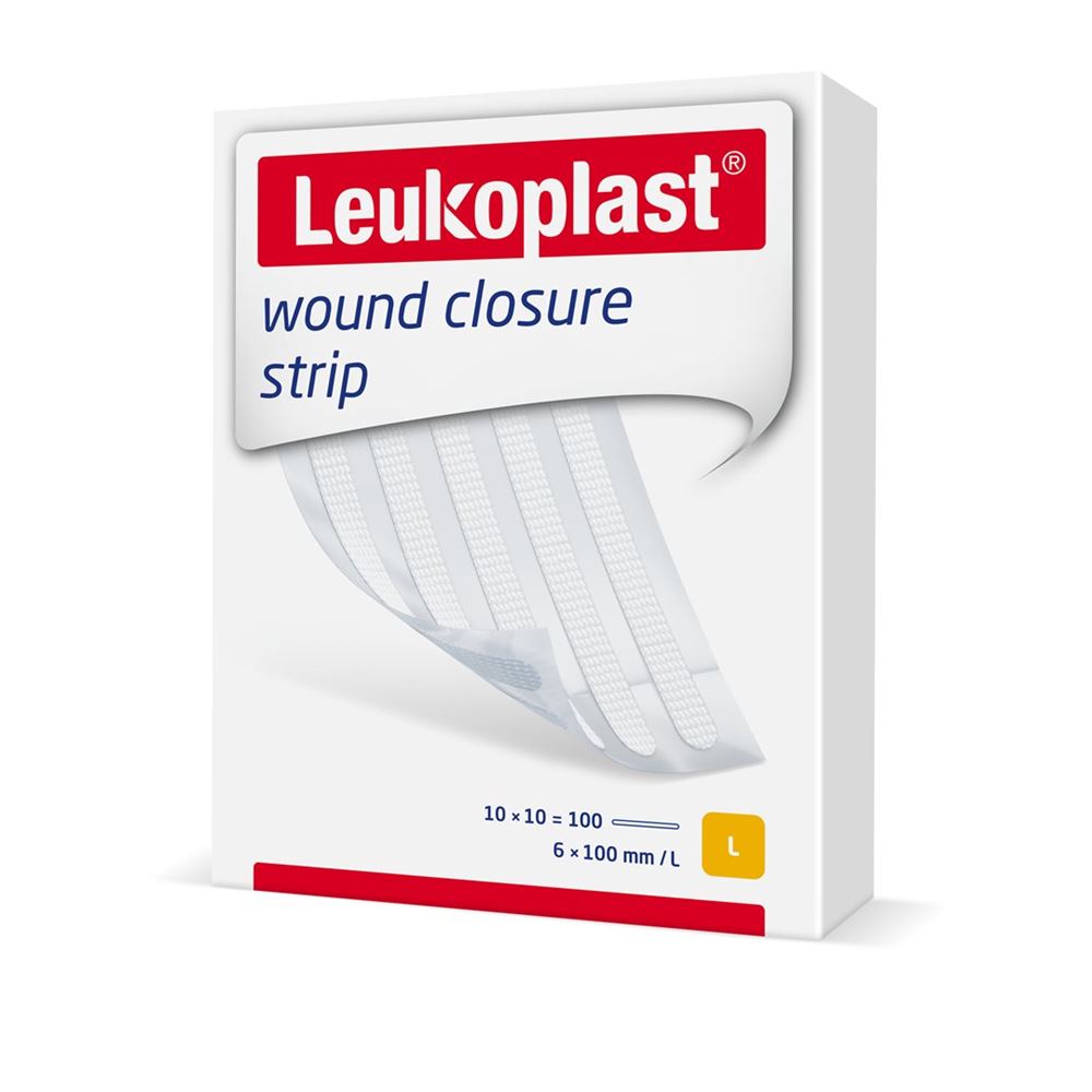 LEUKOPLAST Wound Clos Strip 6x100mm | 100 pièces