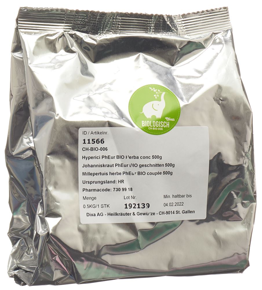 DIXA Johanniskraut BIO Herbes coupées 500g | Humeur