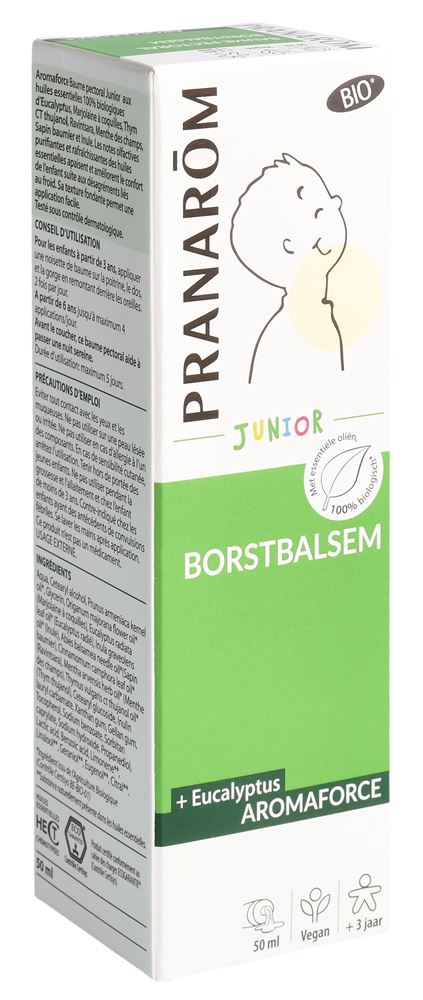 PRANAROM Aromaforce Baume Pectoral Junior 50ml | Respiratoire