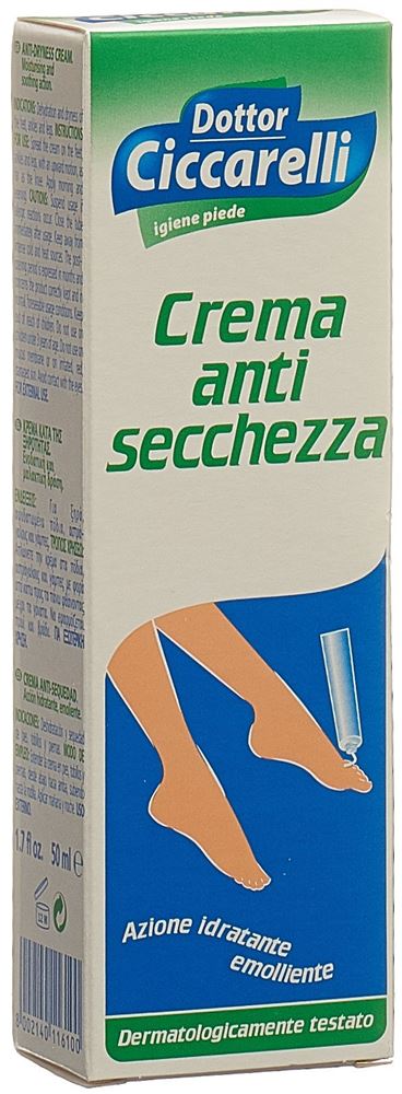 CICCARELLI Crème Antisecchezza Crème 50ml | Hydratation Intense