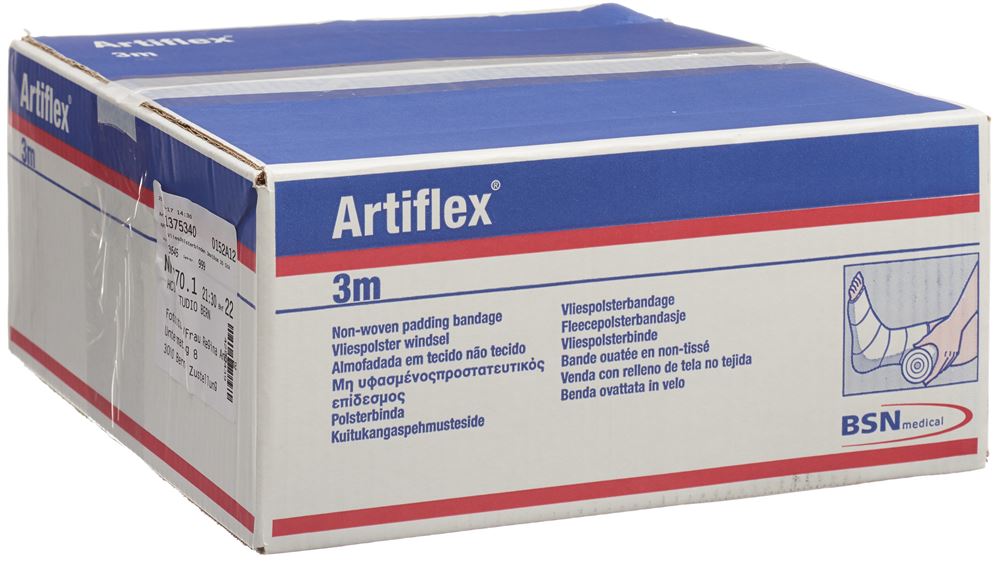 ARTIFLEX Bande rembourrage 3mx10cm 30 pièces | Protection