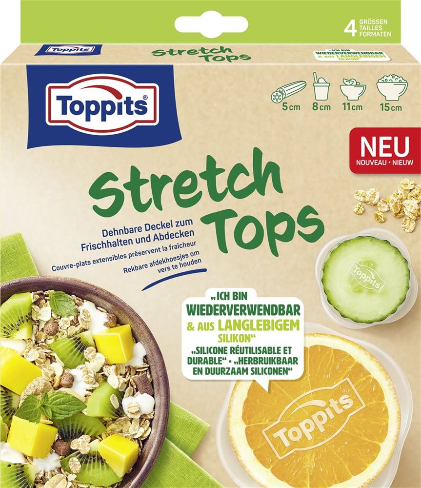 TOPPITS Stretch Tops 4 pièces | Fixation