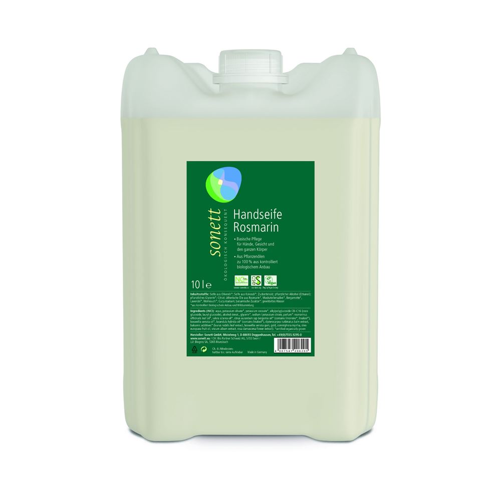 SONETT Savon Mains Romarin 10L | Bidon