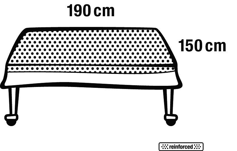 FOLIODRAPE Tischabdeck 150x190cm | 14 pièces