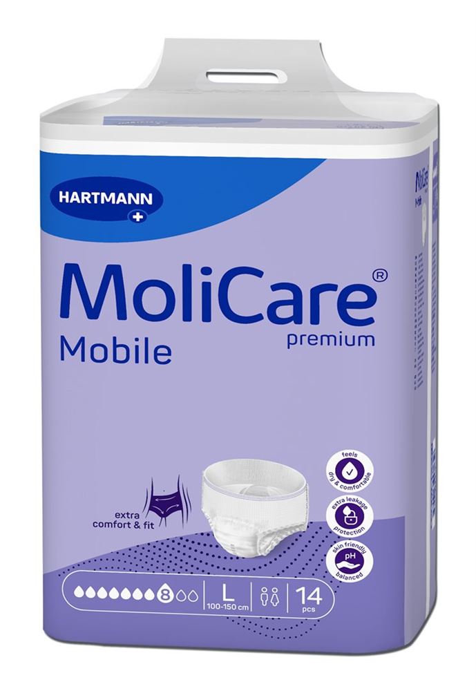 MOLICARE Mobile 8 L Protection 14 pièces | Confort
