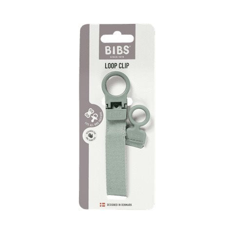 BIBS Clip Sucette Sage | Attache Bébé