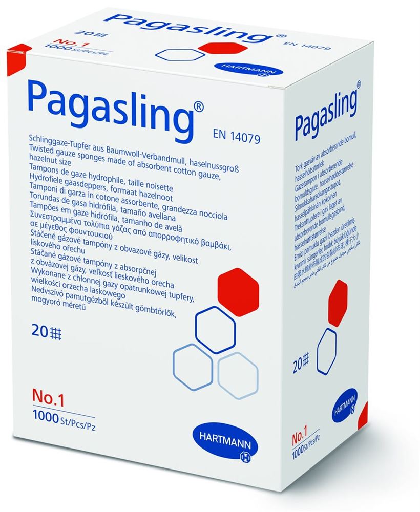 PAGASLING Compresse Gaze Gr1 1000 pièces | Soin