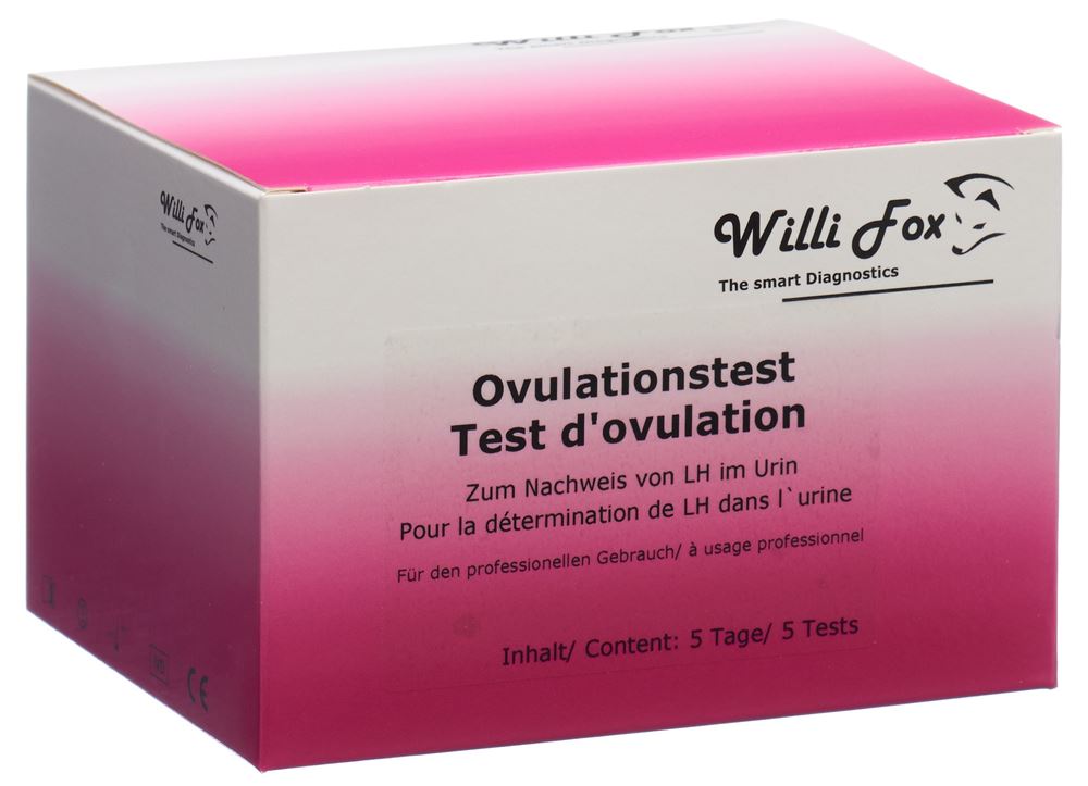 WILLI FOX Test Ovulation 5 pièces | Fertilité