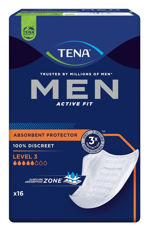 TENA Men Level 3 Protections | Absorption Élevée