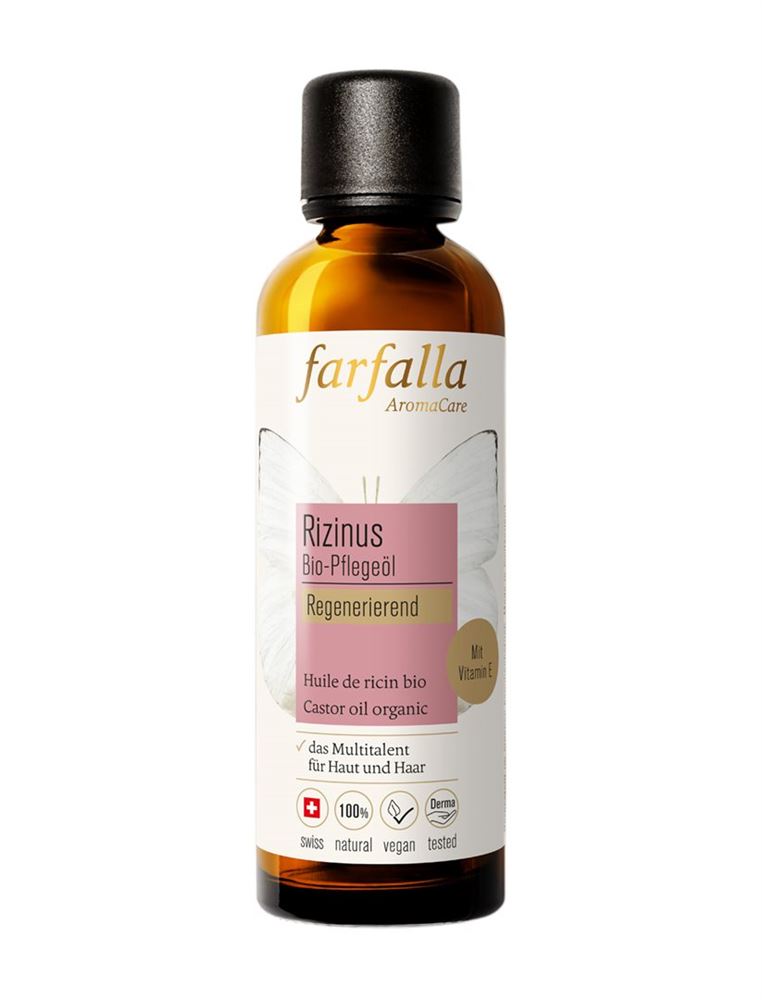 FARFALLA Huile de ricin bio Huile 75ml | Fortifiante