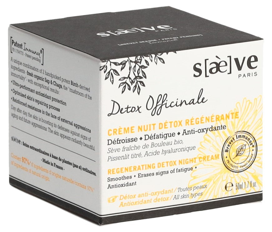 SAEVE Detox Officinale Crème Nuit Detox 50ml | Régénérante