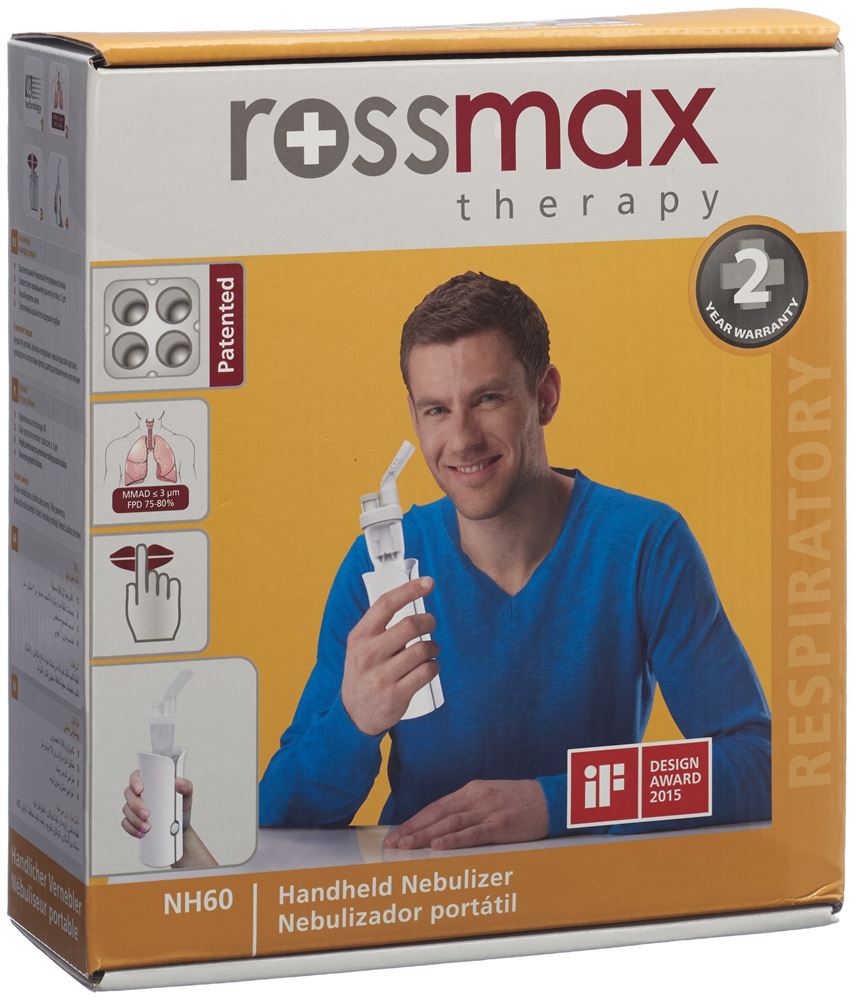 ROSSMAX Nébuliseur Adulte/Enfant Erw&amp;Kind NH60 | Efficace