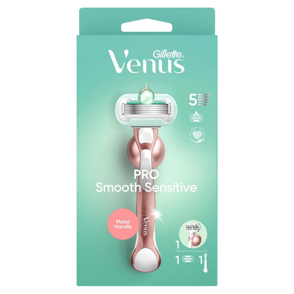 GILLETTE Venus Pro Smooth Rasoir 1 lame | Confort