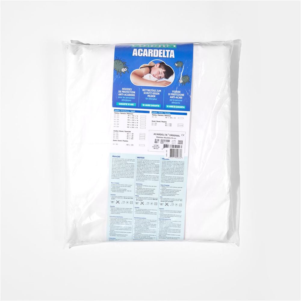ACARDELTA Matratze 90x200x16cm | Anti-acariens