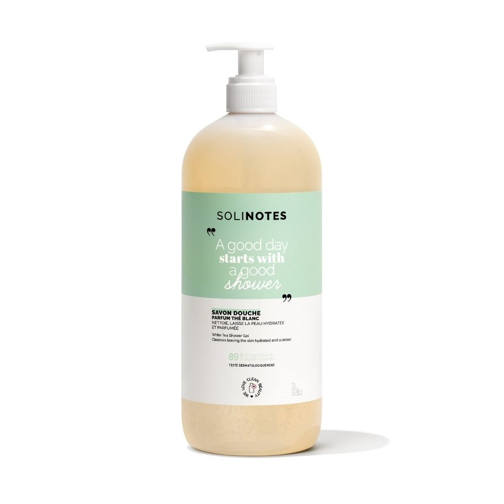 SOLINOTES Crème Douche Thé Blanc 1000ml | Pureté