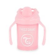 TWISTSHAKE Trinkbecher Mini Cup 230ml 4M+ Rose | Idéal Bébé