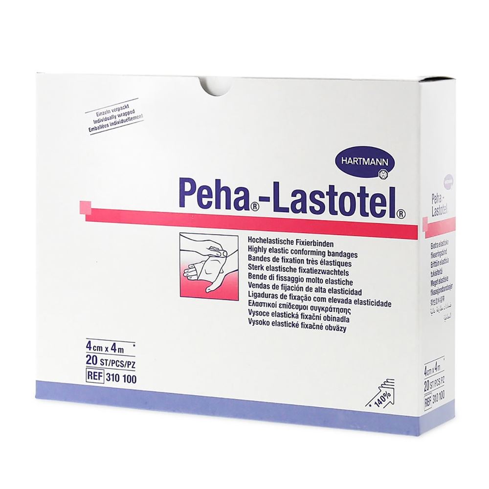 PEHA-LASTOTEL Fixierbinden 10cmx4m 20 pièces | Maintien