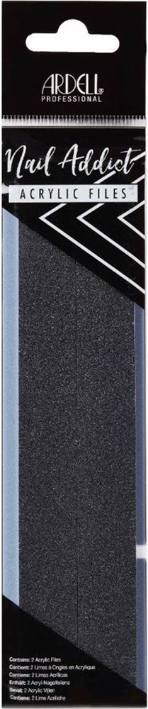 ARDELL Nail Acrylic File Black Padded Lime 2 pièces | Douceur