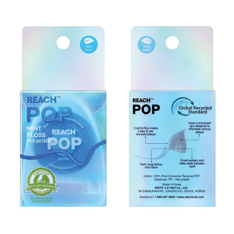 REACH Pop Floss Menthe ciré | Fraîcheur
