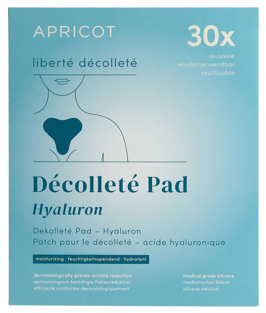APRICOT Pad Décolleté Hyaluron | Réutilisable