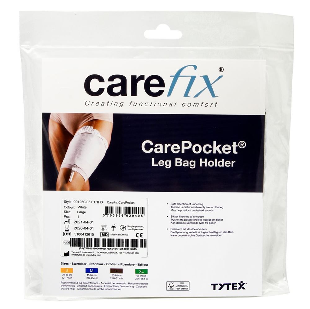 CAREFIX Fixation Jambe XL 65-90cm | Sac