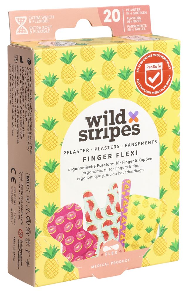 WILD STRIPES Schnitt&amp;Schürfwundenp Fi Fl Fo 20 pièces | Soin Fleuri