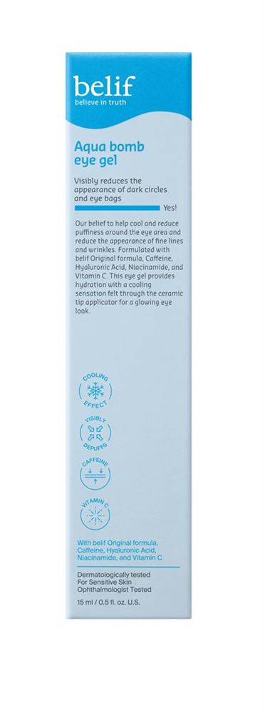 BELIF Aqua Bomb Eye Gel Anti-gonflement 15ml | Fraîcheur