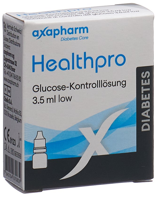 HEALTHPRO-X1 Solution Contrôle Low 3.5ml | Précision
