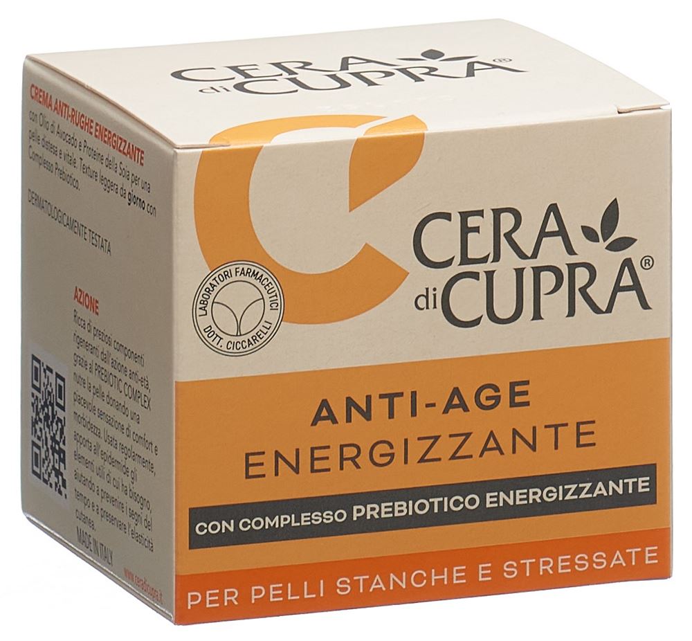CERA DI CUPRA Anti-Age Energizzante jour 50ml | Énergie &amp; Protection