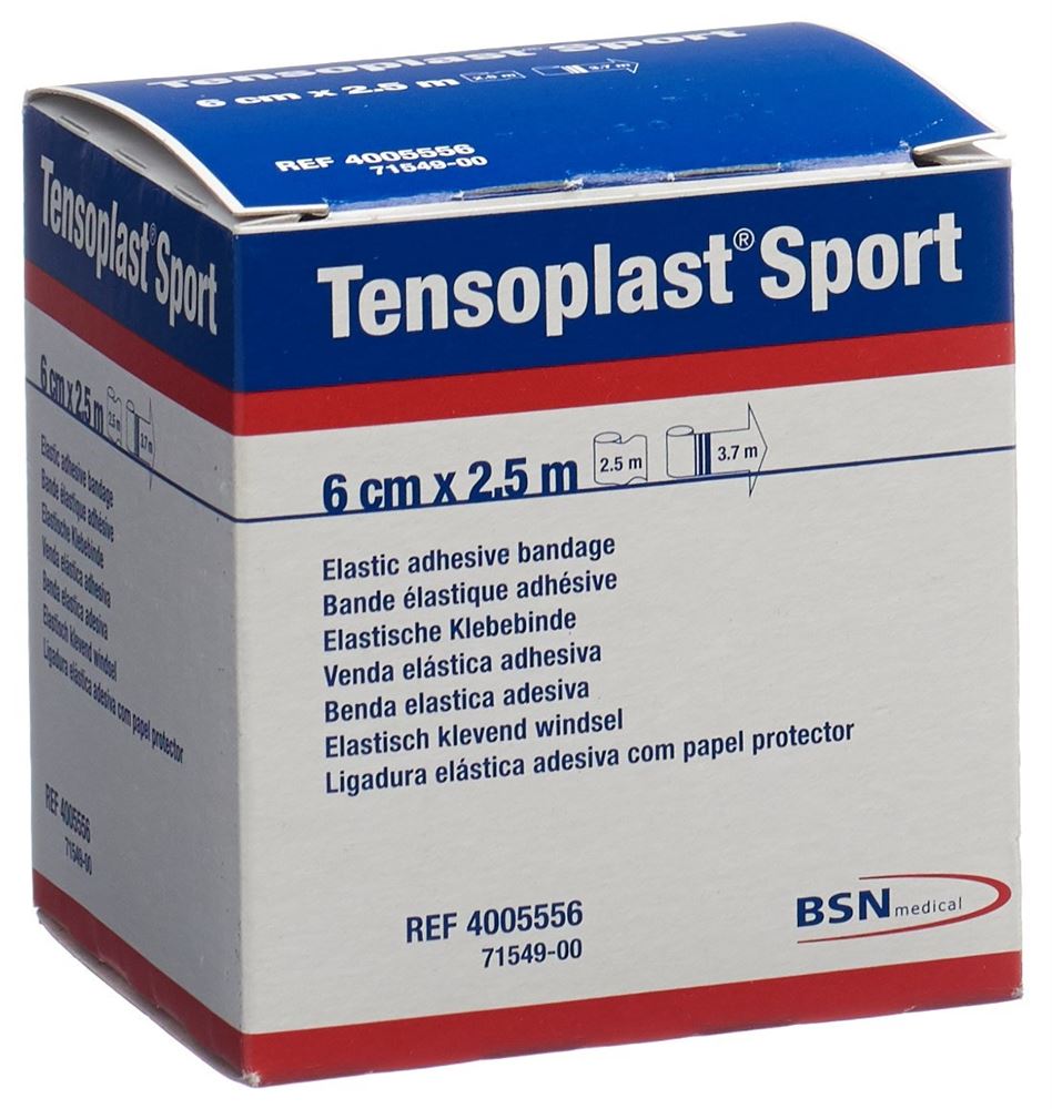 TENSOPLAST SPORT Tape Élastique 6x2.5m | Soutien