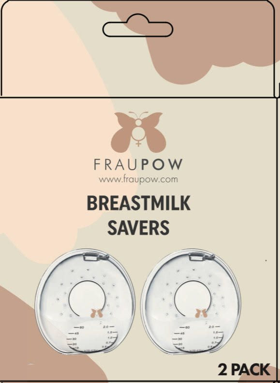 FRAUPOW Milchauffangschalen | Lot de 2 pièces