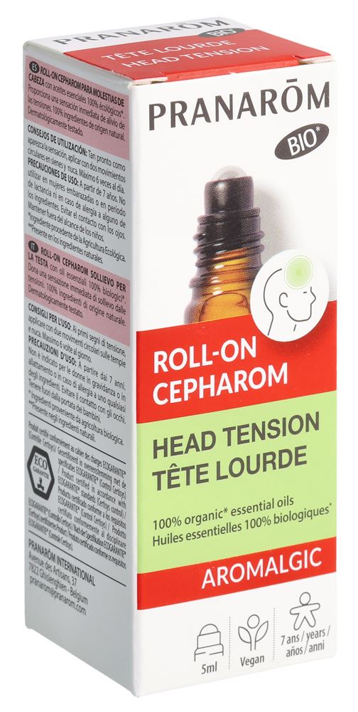 PRANAROM Aromalgic Cephal Roll-on 5ml | Tensions