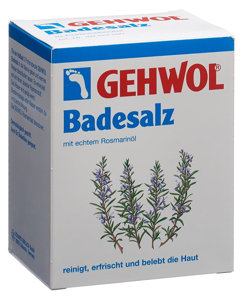 GEHWOL Rosmarin Badesalz 10 Btl 25g | Revitalisant