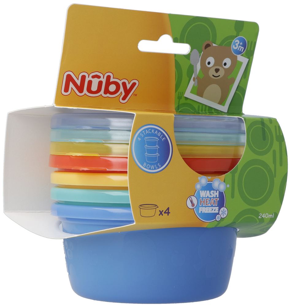 NUBY Set Bols Purée | 240ml, 4 pièces