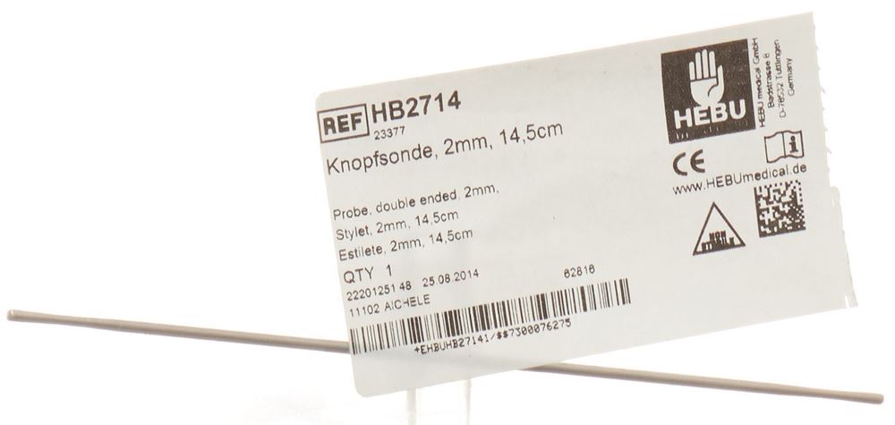 BUTSCH Sonde Doppelknopf 2mm/145mm | Diagnostic