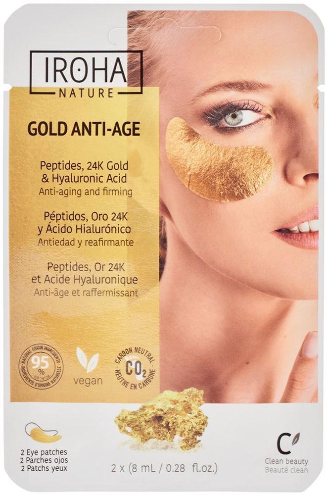 IROHA Gold Eye Pad 12ml | Hydratation
