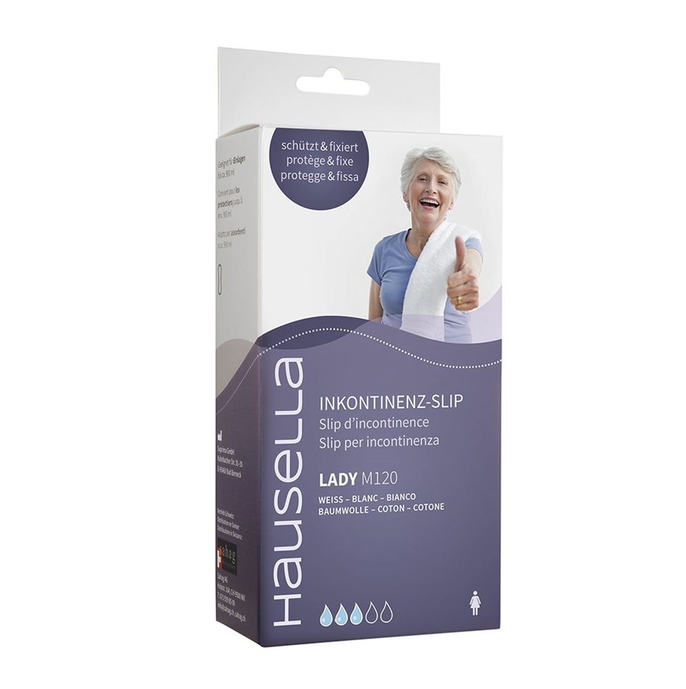 HAUSELLA Inkon-Slip Lady M120 XL Blanc | Discrétion