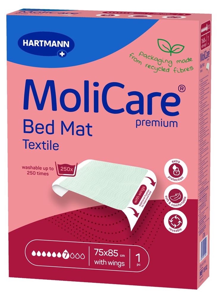 MOLICARE Premium Bed Mat Textile 7g | Protection