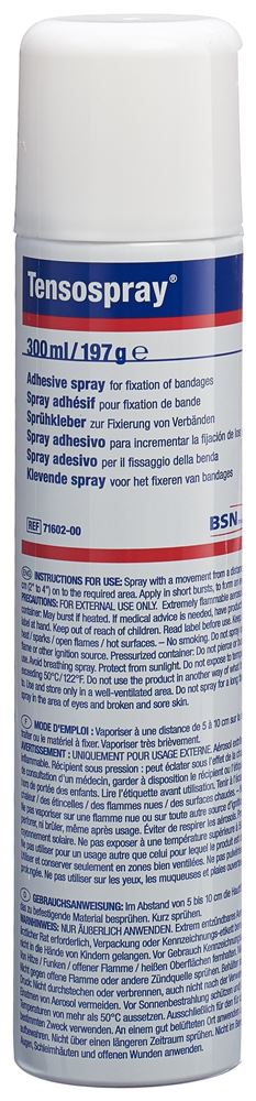 TENSOSPRAY Spray Adhésif 300ml | Fixation