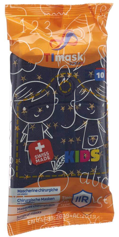 TIMASK Masque KIDS Noël 10 pièces | Jet Médical
