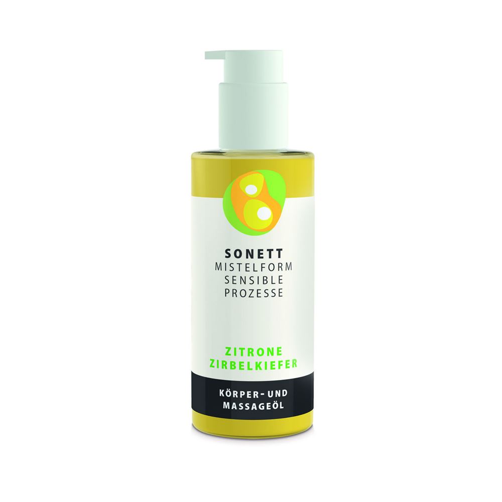 SONETT Mistelform Huile Massage Citron-Pin 145ml | Fraîcheur